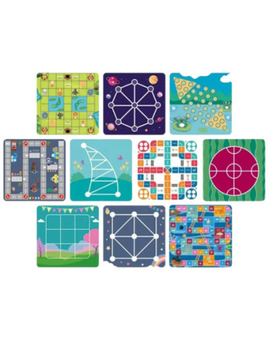 WOOPIE Zestaw Gier Planszowych Logicznych 10w1