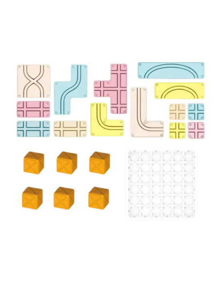 WOOPIE Zestaw Gier Planszowych Logicznych 10w1