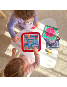 WOOPIE Stolik Gier Planszowych Logicznych 65 el. Zestaw 10w1 2