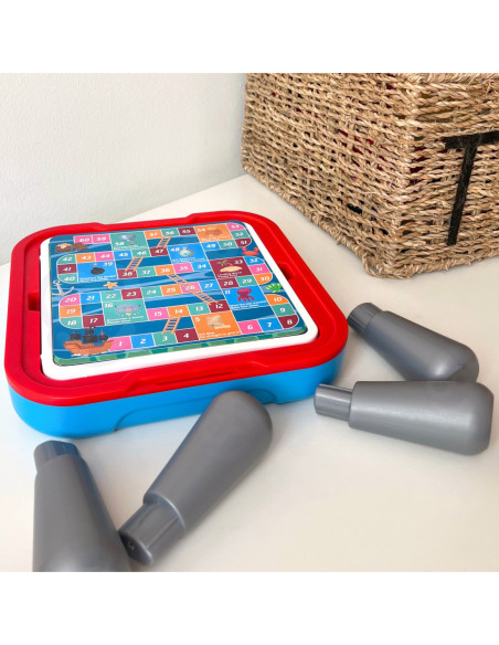 WOOPIE Stolik Gier Planszowych Logicznych 65 el. Zestaw 10w1