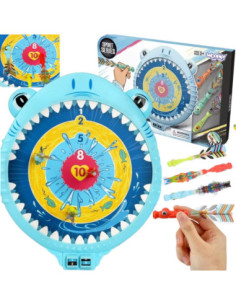 Woopie Magnetyczna Gra w Rzutki Tarcza Rekin