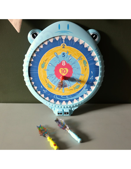 Woopie Magnetyczna Gra w Rzutki Tarcza Rekin