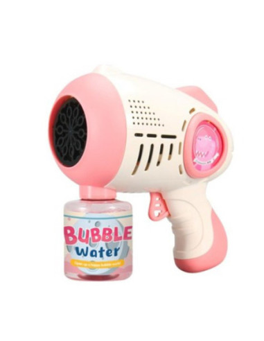 WOOPIE Pistolet do Robienia Baniek Mydlanych Dino Różowy