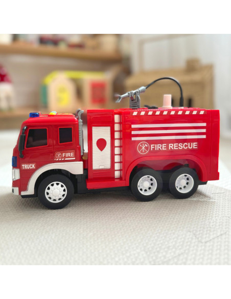 WOOPIE Zdalnie Sterowane Auto Wóz Strażacki Funkcja Pryskania Wodą