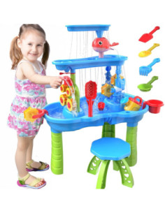 WOOPIE Stolik Wodny XL Zabawa Wodą i Piaskiem 37 el.