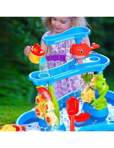 WOOPIE Stolik Wodny XL Zabawa Wodą i Piaskiem 37 el.