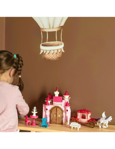 WOOPIE Interaktywny Magiczny Pałac Zestaw Księżniczka + Kareta i Akcesoria