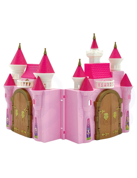 WOOPIE Interaktywny Magiczny Pałac Zestaw Księżniczka + Kareta i Akcesoria