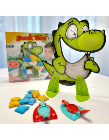 WOOPIE Gra Zręcznościowa "Głodny Dinozaur"