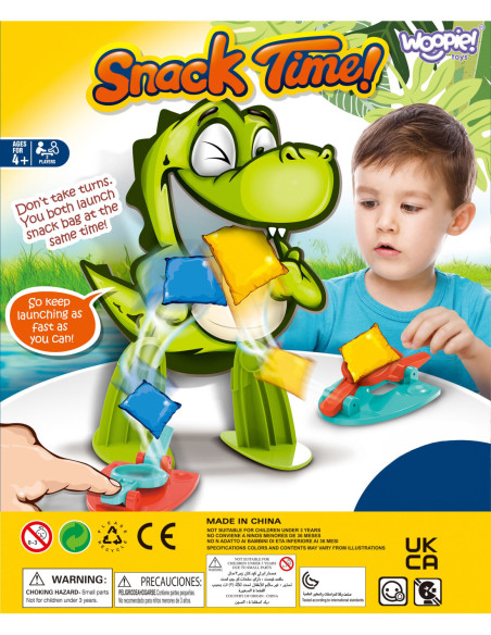 WOOPIE Gra Zręcznościowa "Głodny Dinozaur"