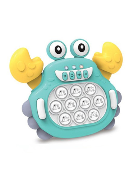 WOOPIE Gra POP IT Elektroniczna Antystresowa Zręcznościowa Krab Zielony