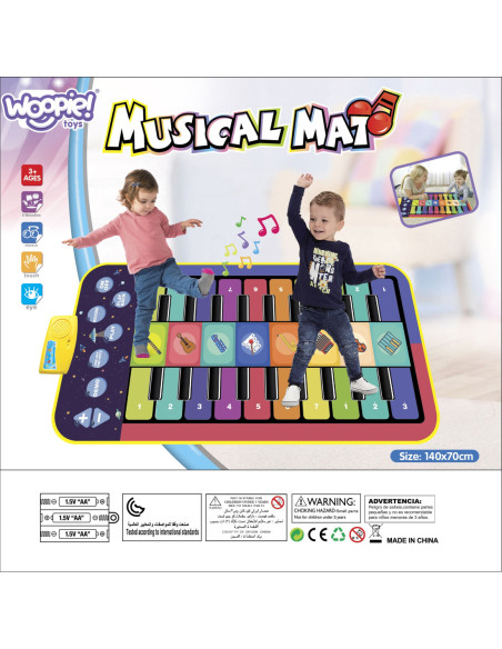 WOOPIE Interaktywna Mata Muzyczna do Tańczenia XXL