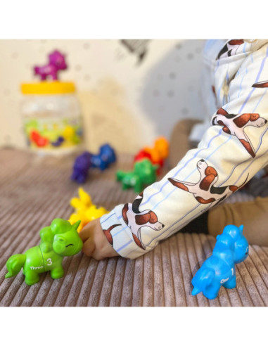 WOOPIE Zestaw Edukacyjnych jednorożców "Dopasuj Cyferki" 13 el.