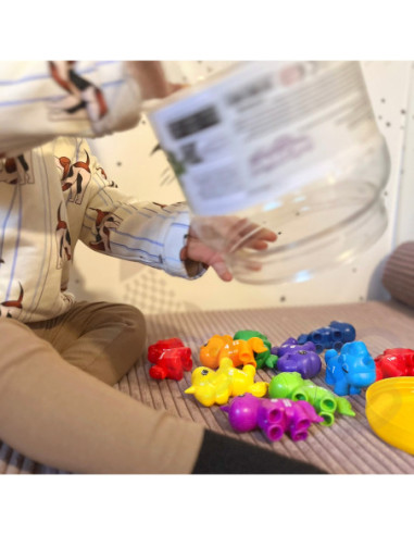 WOOPIE Zestaw Edukacyjnych jednorożców "Dopasuj Cyferki" 13 el.