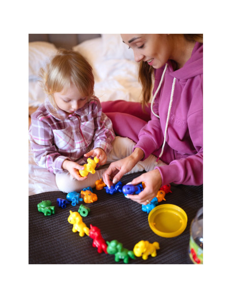 WOOPIE Zestaw Edukacyjnych jednorożców "Dopasuj Literki" 13 el.