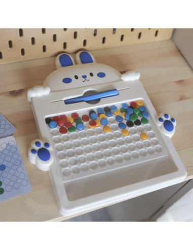 WOOPIE Tablica Magnetyczna Montessori MagPad Królik 2szt.