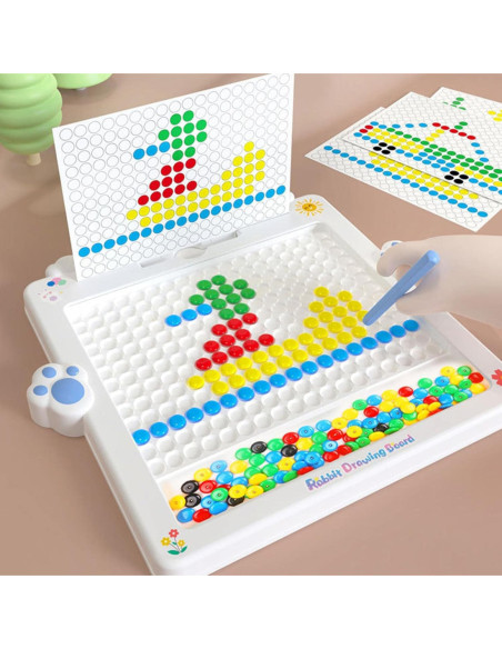 WOOPIE Tablica Magnetyczna Montessori MagPad Królik 2szt.