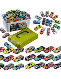 WOOPIE Race Car Set Cars in a Box 50 pcs