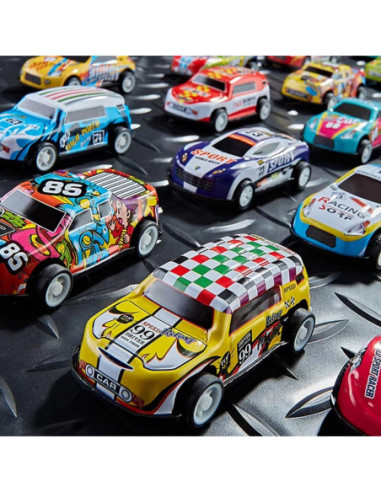 WOOPIE Zestaw Aut Wyścigowych w Pudełku 30 el. + Mata