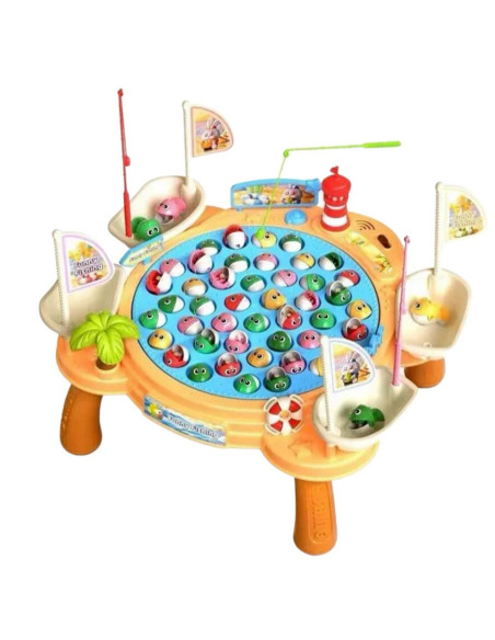 WOOOPIE Interaktywny Stolik Gra Łowienia Rybek Na Magnes  Piracki