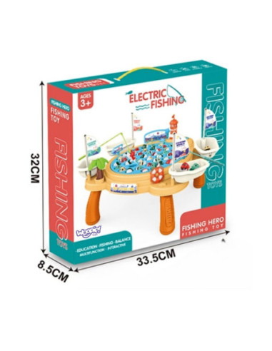 WOOOPIE Interaktywny Stolik Gra Łowienia Rybek Na Magnes  Piracki
