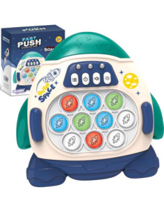 WOOPIE Gra POP IT Elektroniczna Antystresowa Zręcznościowa Rakieta blue