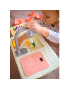 WOOPIE Zlewozmywak 2w1 Kuchnia Kran z Wodą Niebieski 2