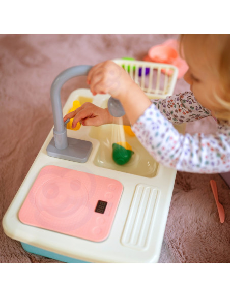 WOOPIE Zlewozmywak 2w1 Kuchnia Kran z Wodą Niebieski