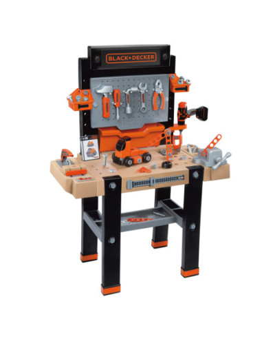 SMOBY Duży Warsztat Black & Decker Bricolo Ultimate - 92 Akcesoria