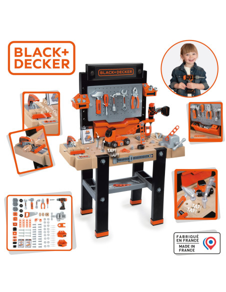 SMOBY Duży Warsztat Black & Decker Bricolo Ultimate - 92 Akcesoria
