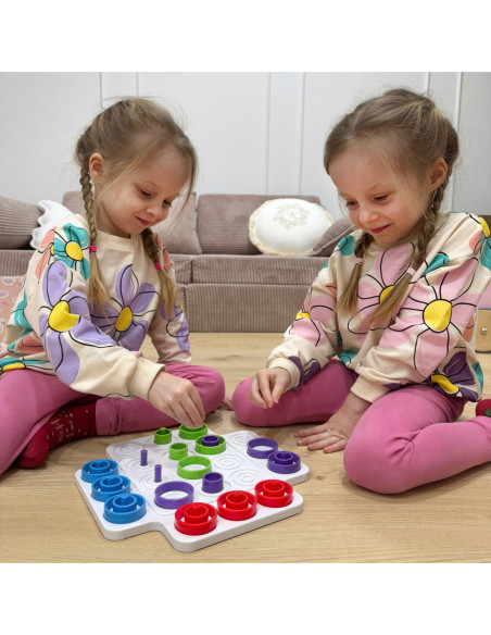 WOOPIE Strategiczna Gra Logiczna Trening Mózgu Kółko i Krzyżyk 36 el.