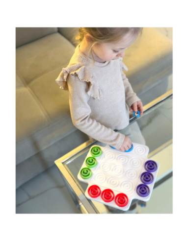 WOOPIE Strategiczna Gra Logiczna Trening Mózgu Kółko i Krzyżyk 36 el.