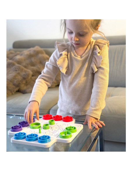 WOOPIE Strategiczna Gra Logiczna Trening Mózgu Kółko i Krzyżyk 36 el.