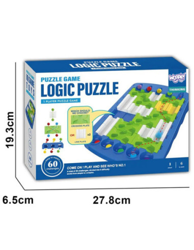 WOOPIE Gra Strategiczna Trening Mózgu "Labirynt Logiczny"