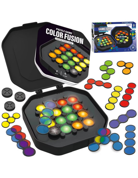 WOOPIE Gra "Ułóż Wzór" Trening Mózgu Nauka Mieszania Kolorów