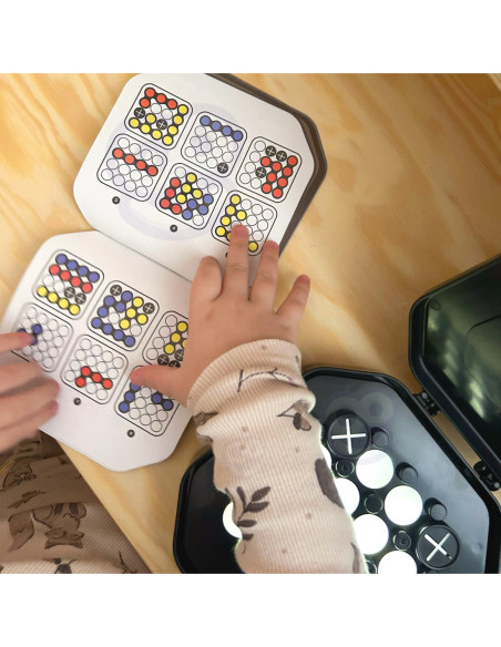 WOOPIE Gra "Ułóż Wzór" Trening Mózgu Nauka Mieszania Kolorów