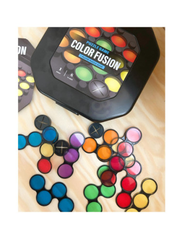 WOOPIE Gra "Ułóż Wzór" Trening Mózgu Nauka Mieszania Kolorów