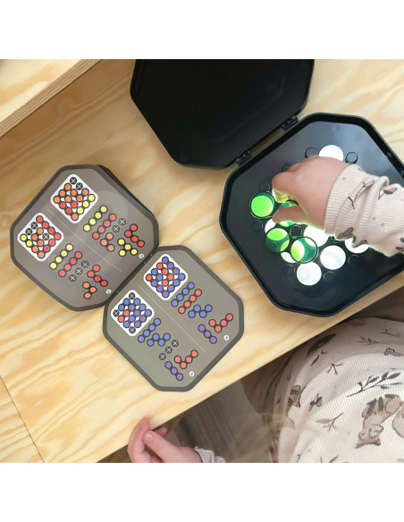 WOOPIE Gra "Ułóż Wzór" Trening Mózgu Nauka Mieszania Kolorów