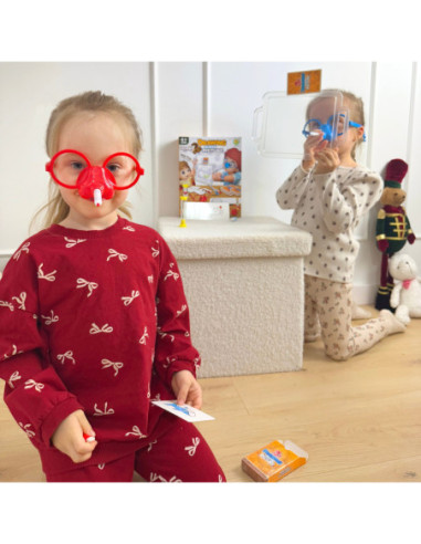 WOOPIE Gra "Narysuj i Zgadnij Obrazek" Malowanie Nosem