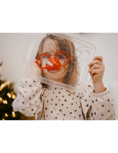 WOOPIE Gra "Narysuj i Zgadnij Obrazek" Malowanie Nosem