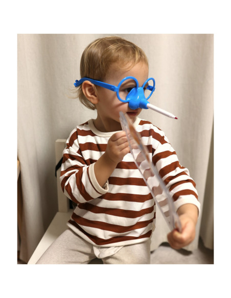 WOOPIE Gra "Narysuj i Zgadnij Obrazek" Malowanie Nosem