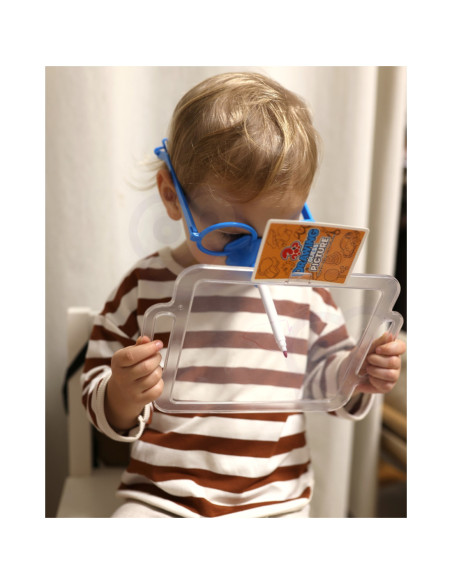 WOOPIE Gra "Narysuj i Zgadnij Obrazek" Malowanie Nosem