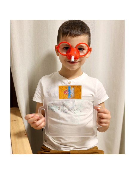 WOOPIE Gra "Narysuj i Zgadnij Obrazek" Malowanie Nosem