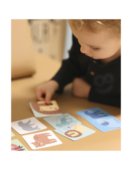 WOOPIE GREEN Gra Zręcznościowa "Chwiejąca Wieża" Zwierzęta 82 el.