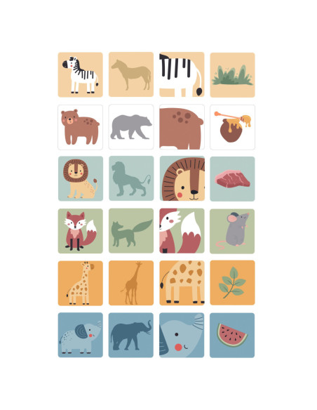 WOOPIE GREEN Gra Zręcznościowa "Chwiejąca Wieża" Zwierzęta 82 el.