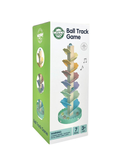 WOOPIE GREEN Drewniana Kolorowa Wieża Wirująca dla Dziecia