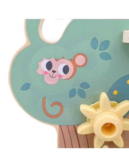 WOOPIE GREEN Drzewko Aktywności Kulodrom Montessori 4w1