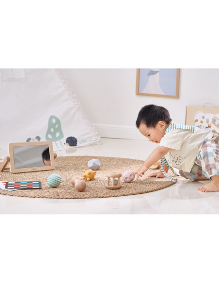 VIGA Zestaw Zabawek Edukacyjnych Pudełko Box od urodzenia do 6 miesiąca