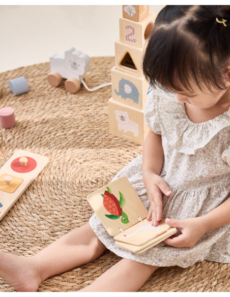 VIGA Zestaw Zabawek Edukacyjnych Pudełko Box od 12 miesiąca do 18 miesiąca