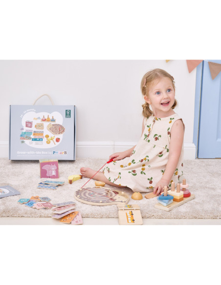 VIGA Zestaw Zabawek Edukacyjnych Pudełko Box od 24 miesiąca do 36 miesiąca